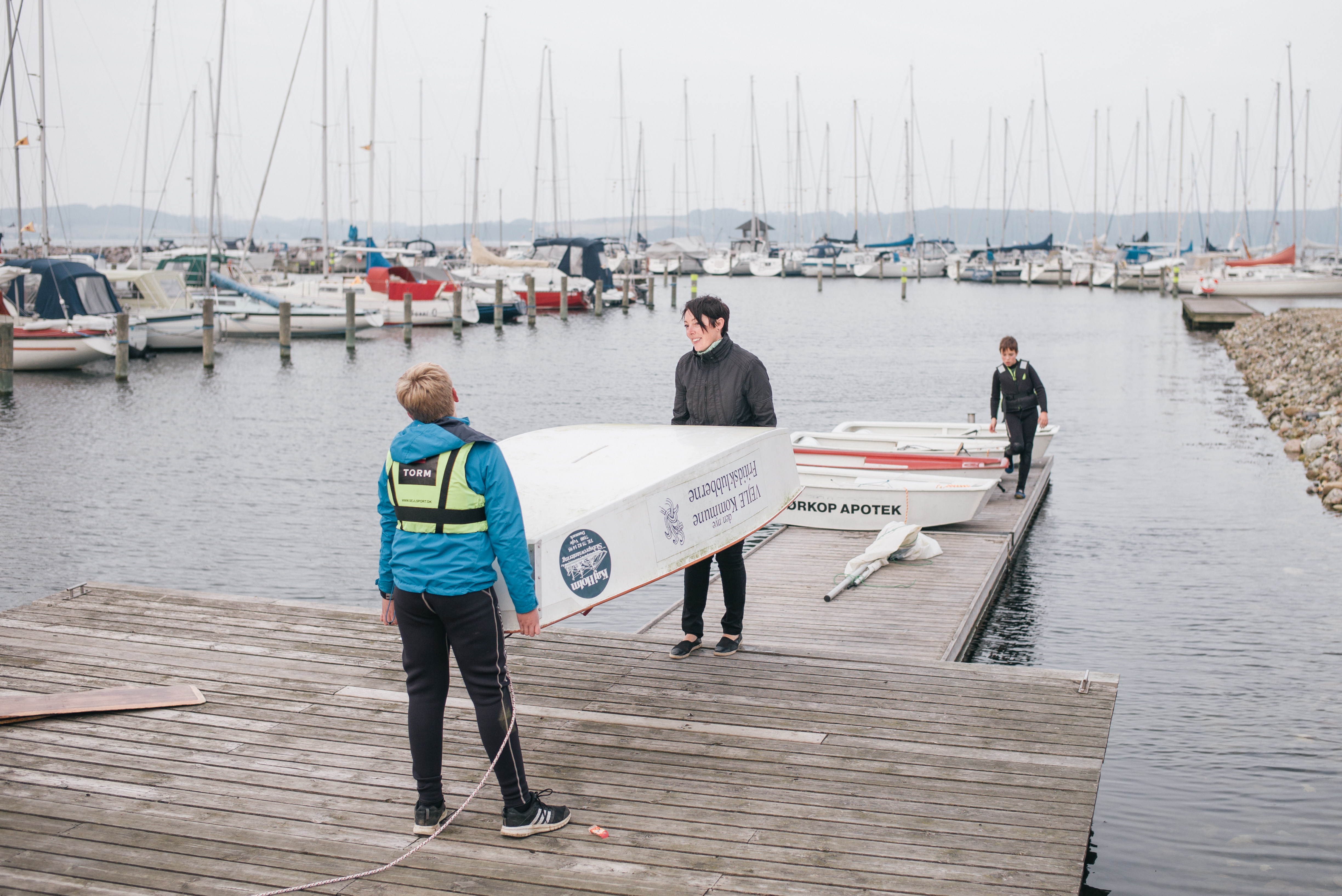 Lystbådehavnen i Brejning