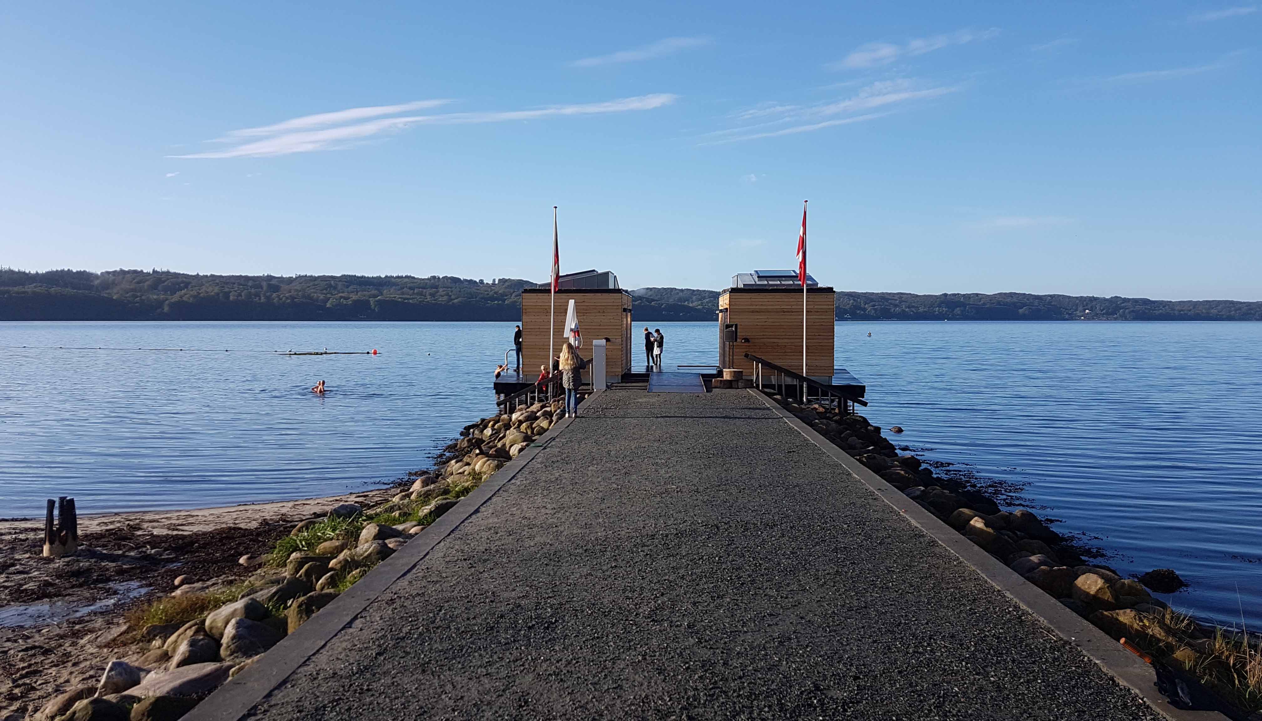 Tirsbæk Vinterbad fra land