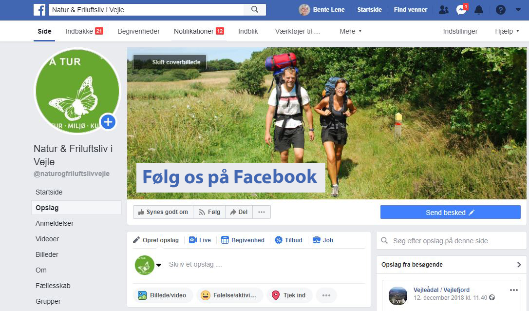 Følg os på Facebook