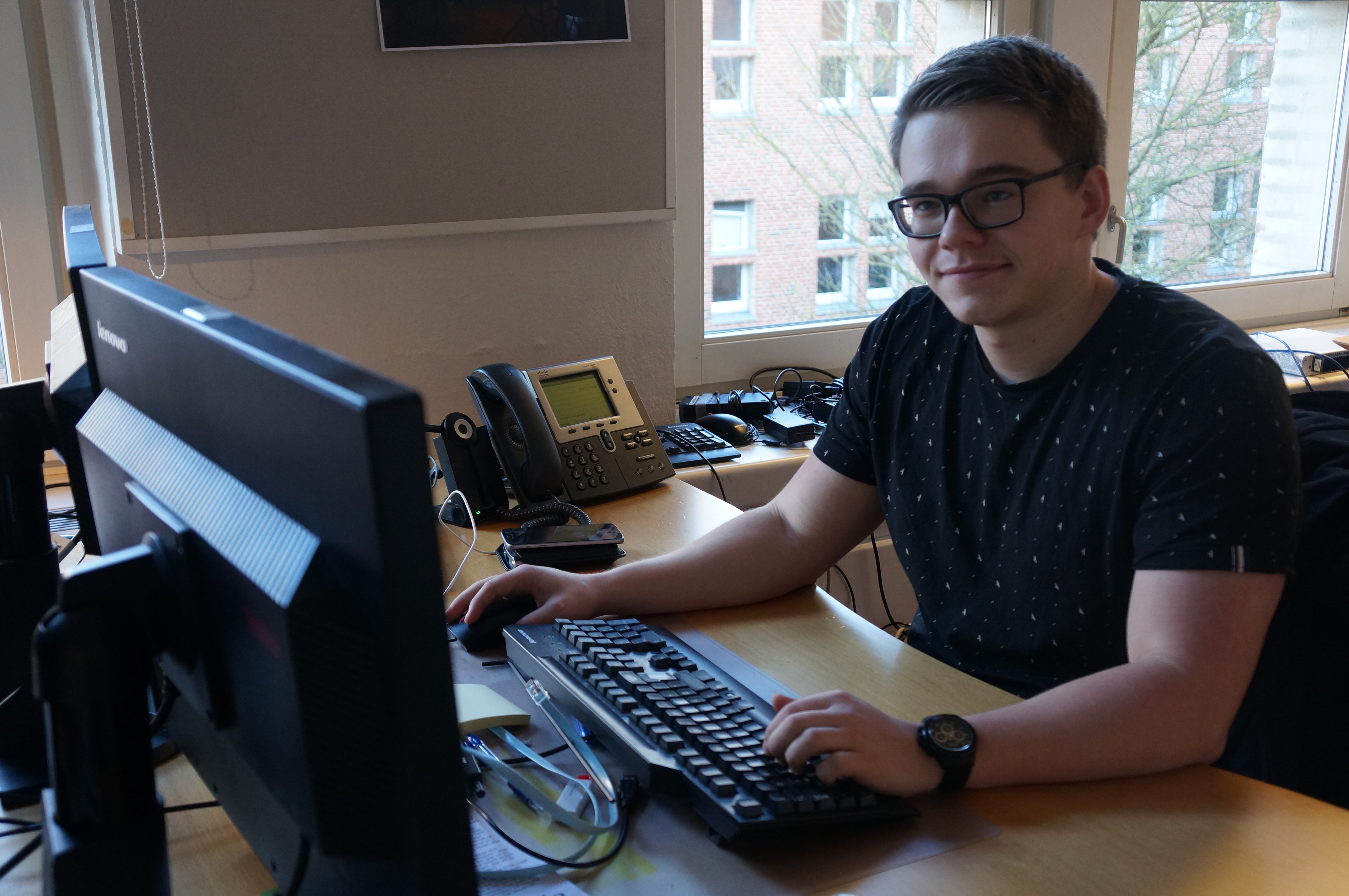 Morten IT-datateknikerelev