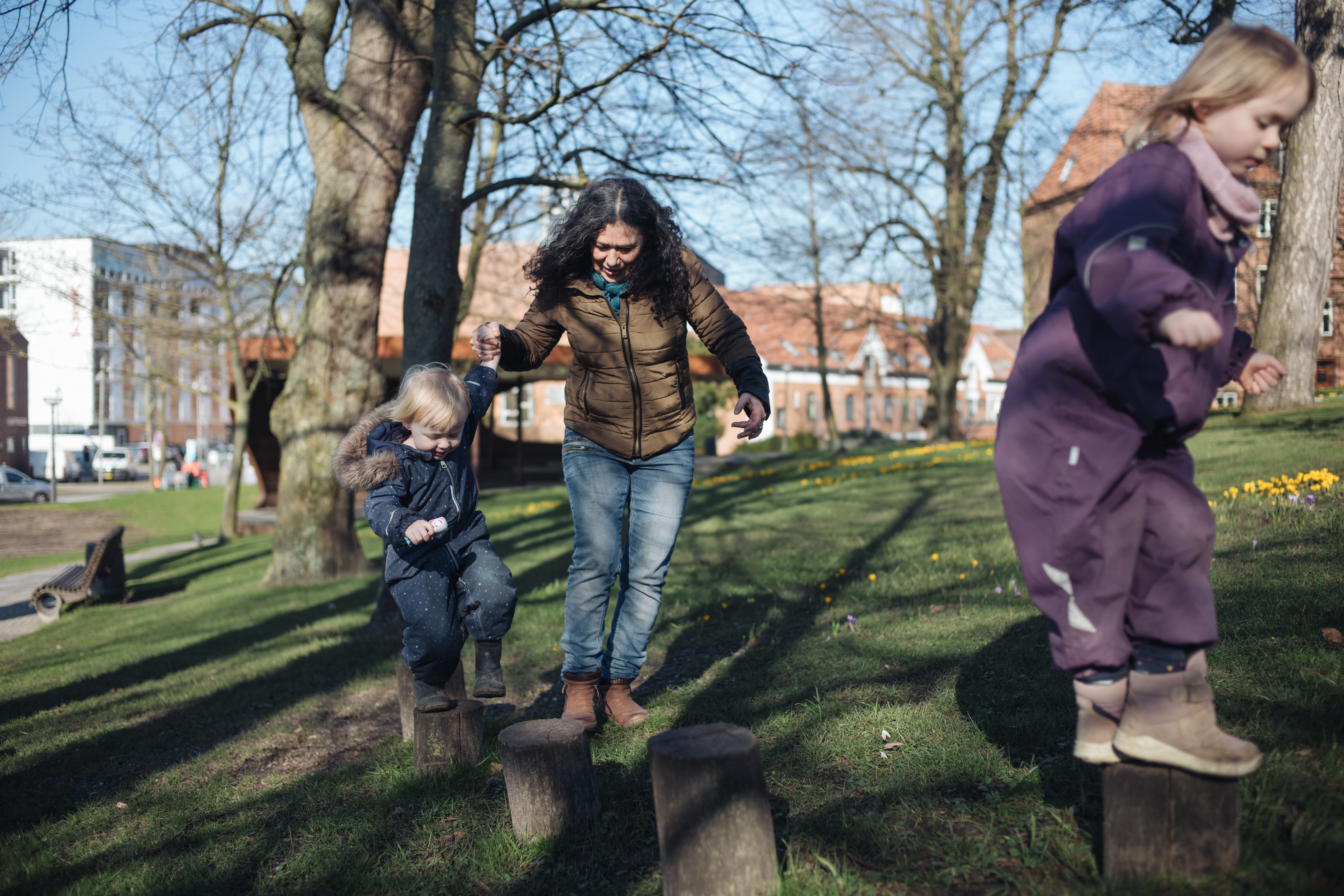 På tur med børnehaven