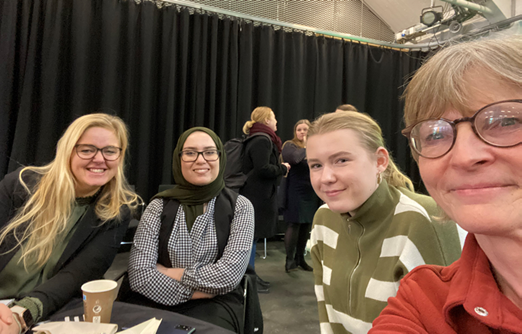 Praktikanter i Spinderihallerne