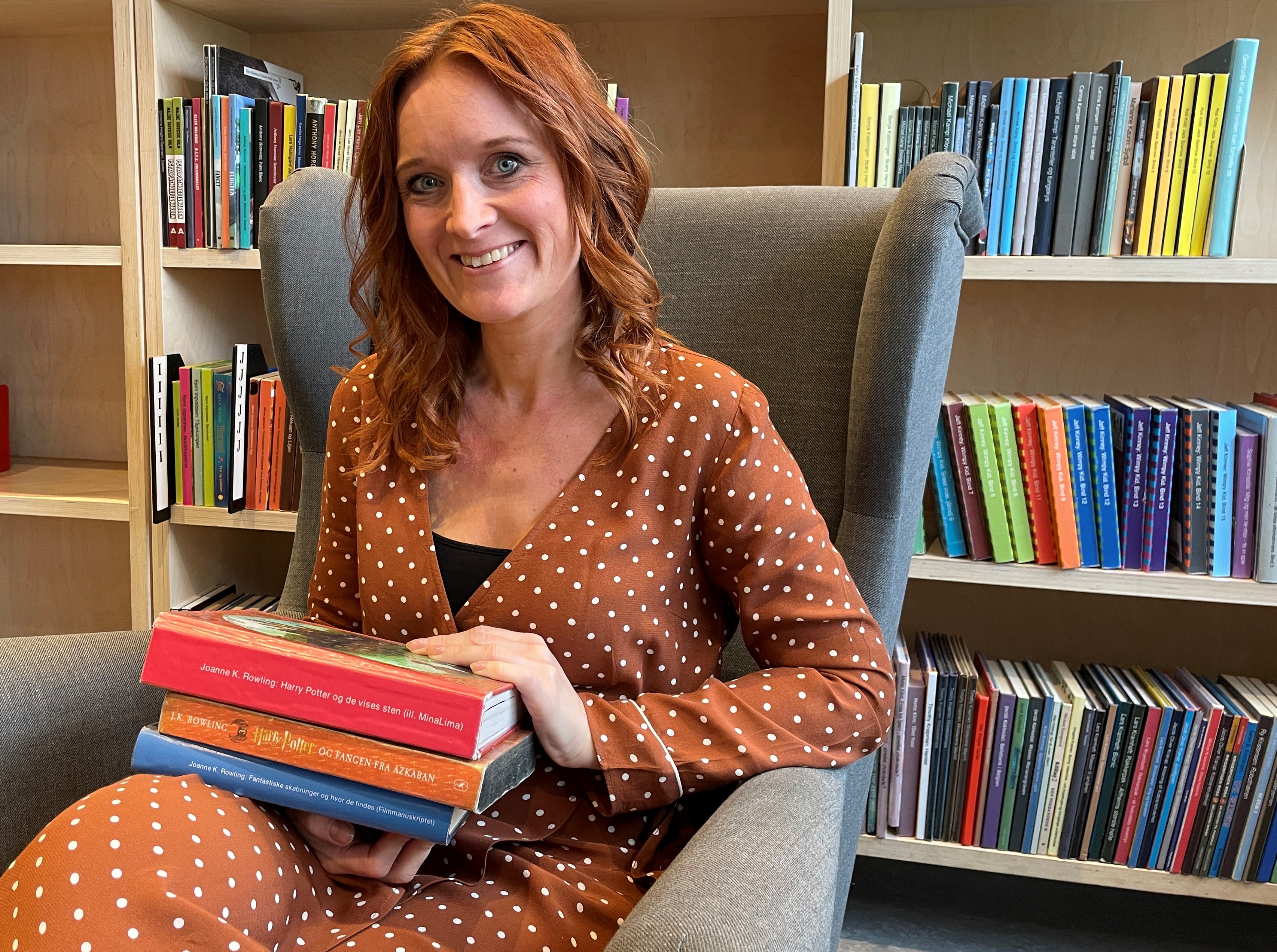 Mia Feldfos har et alsidigt job på Vejle Bibliotek