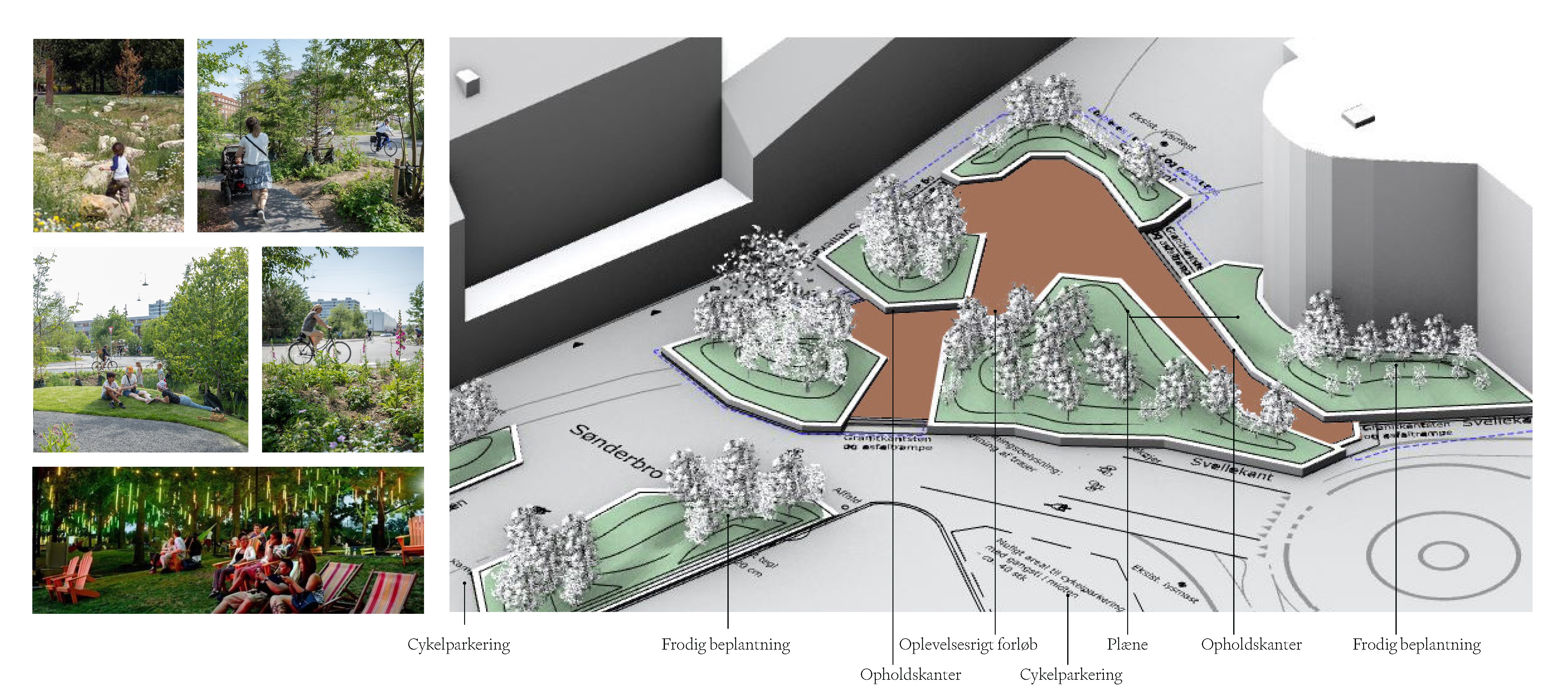 Den Grønne Oase - 3D-illustration