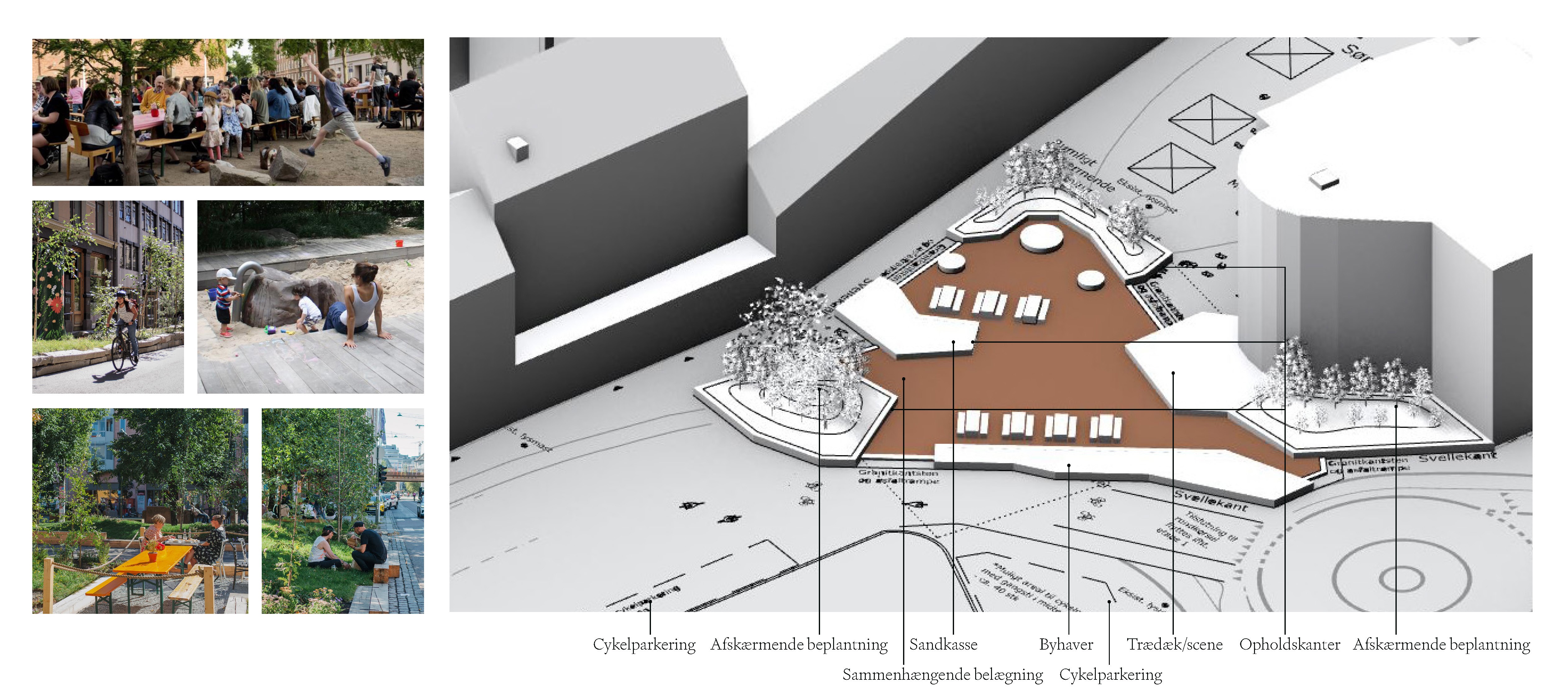 Det Sociale Byrum - 3D-illustration
