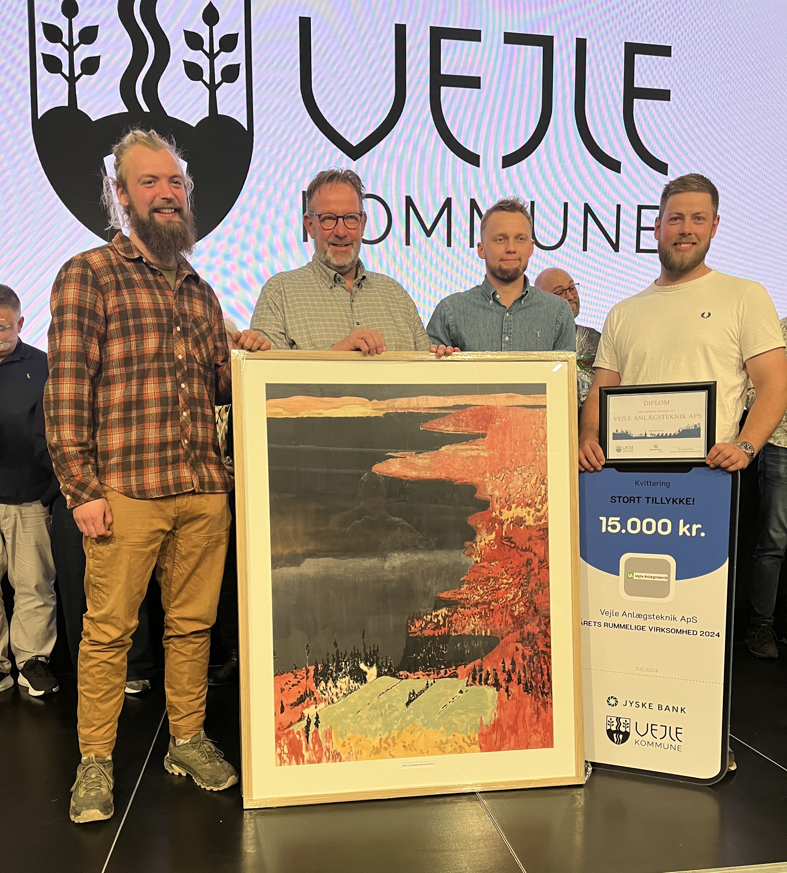 Vinder af Årets rummelige virksomhed 2024 Vejle Anlægsteknik
